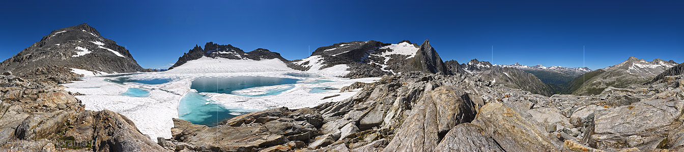 P018334: 360° Gigapixel Foto Gletschersee an Alpengletscher