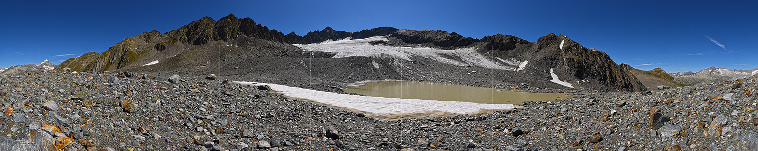 P016725: 360° Panoramafoto Muttgletscher (Stand 8.2015)