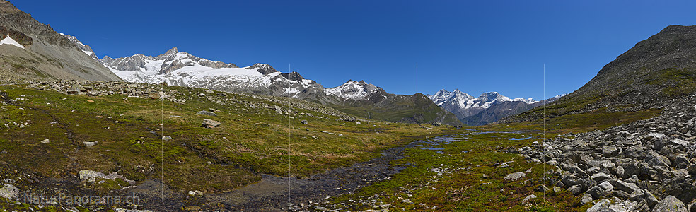 P018202: Bergpanorama aus den Walliser Alpen