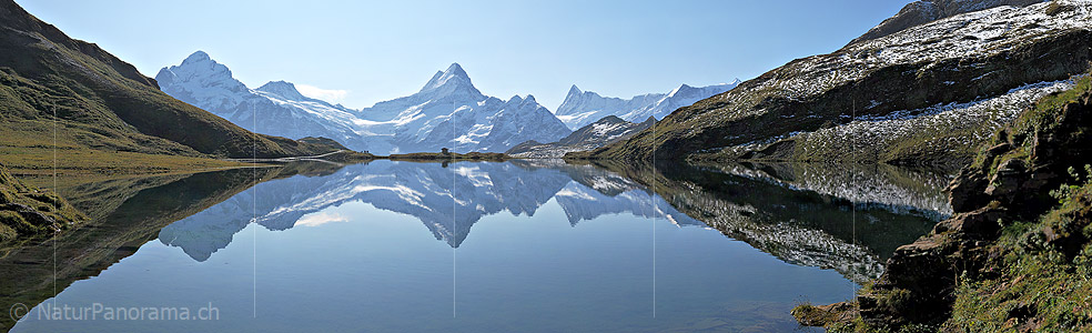 P004138: Grosspanorama einer Spiegelung im Bachalpsee
