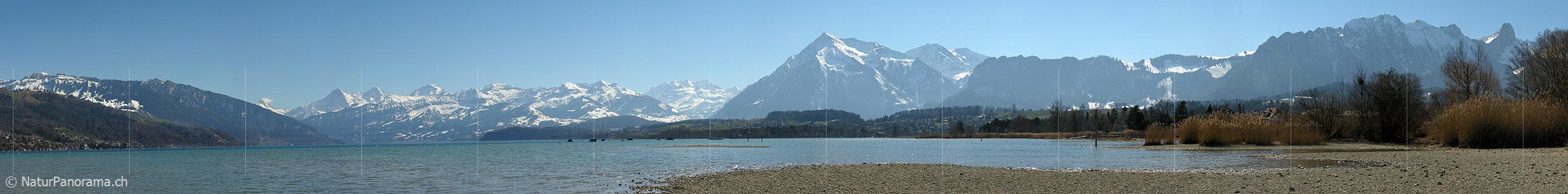 P000006: Panoramic Lake Thun with the Bernese Alps and Niesen