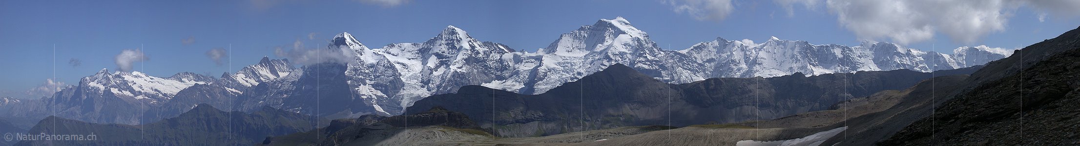 P000037: Panorama Berner Alpen von der Schwalmere, Berner Oberland