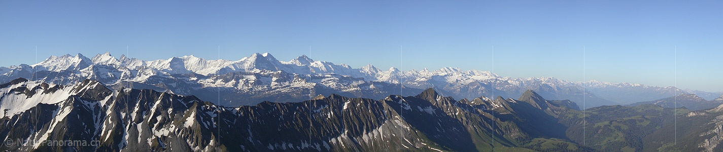 P000049: Panorama Berner Alpen (Luftaufnahme)