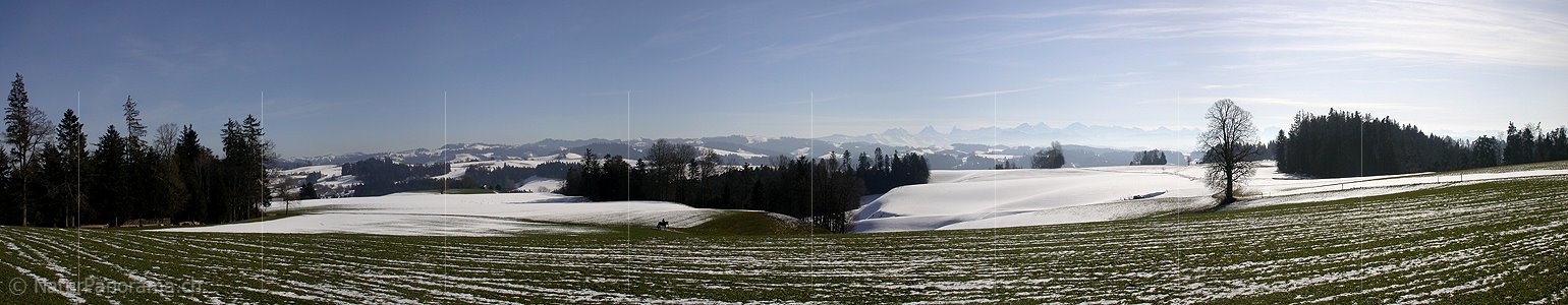 P000082: Panorama Winterlandschaft bei Affoltern im Emmental