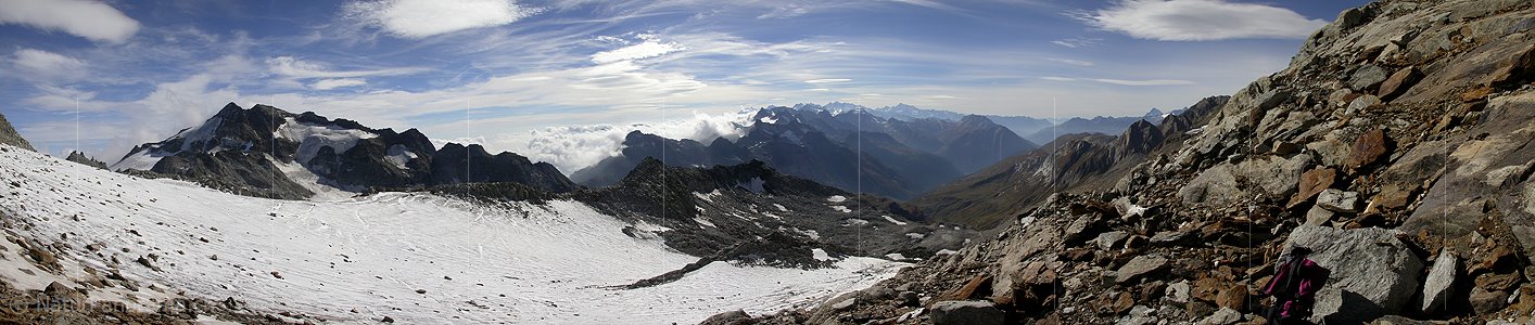 P000088: Panorama Strahlgrät und Ofenhorn, Binntal
