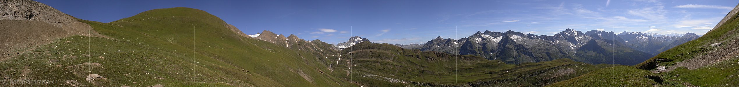P000097: Panorama Fäldbach und Binntaler Berge