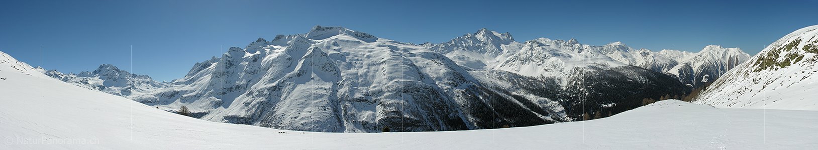P000117: Panorama Winterlandschaft im Binntal