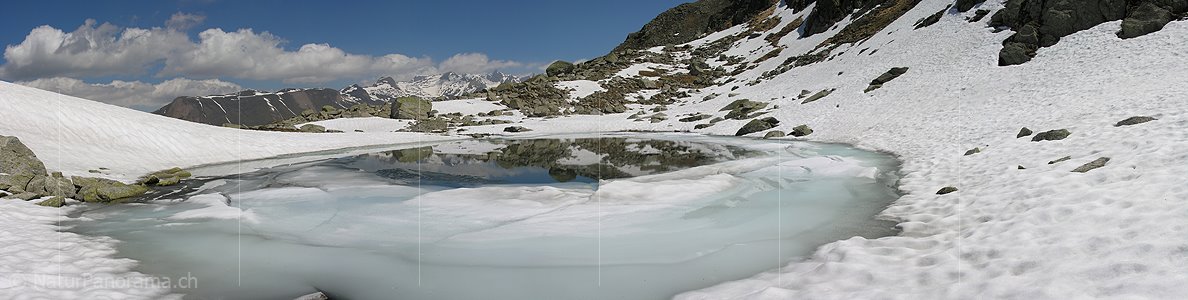 P000187: Panoramafoto Bergsee im Binntal