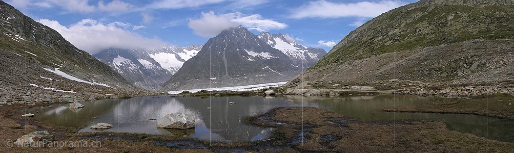 P000210: Panorama Märjalesee (Märjelesee), Aletsch