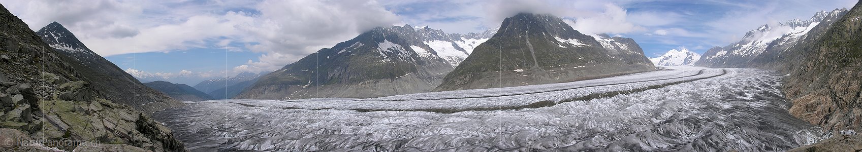P000212: Panoramabild Aletschgletscher