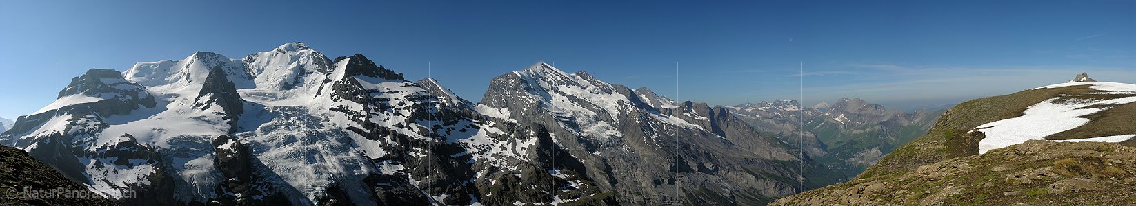 P000255: Panoramafoto Doldenhorn vom Bundstock