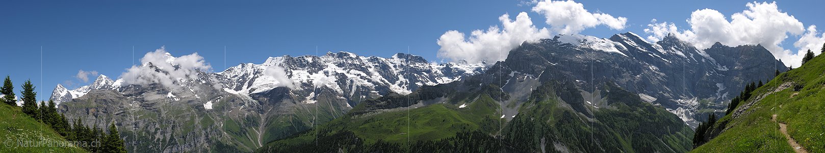 P000292: Panorama Berner Oberland bei Bryndli/Mürren