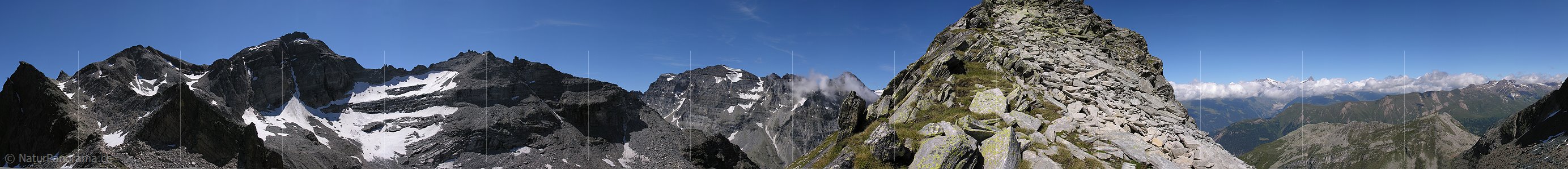 P000362: Panoramabild  Wannigrat, Wannigletscher