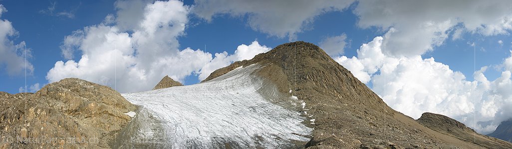 P000414: Panoramabild Fäldbachgletscher, Binntal