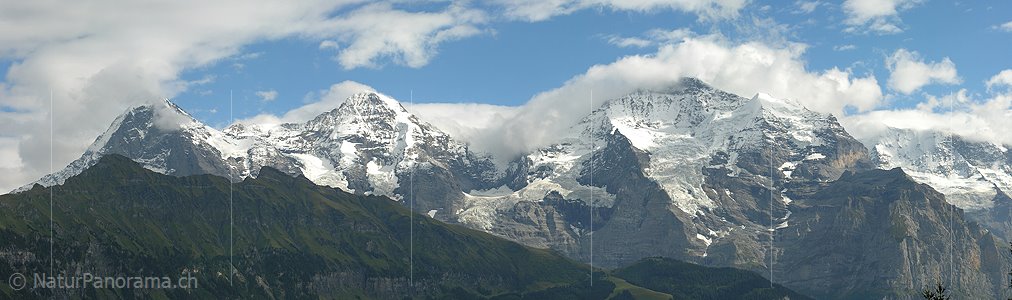 P000435: Panorama Eiger, Mönch und Jungfrau (Dreigestirn)