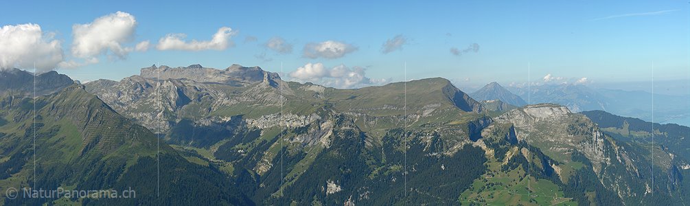 P000439: Panorama Schwalmere, Sulegg und Sulwald vom Männlichen oberhalb Wengen