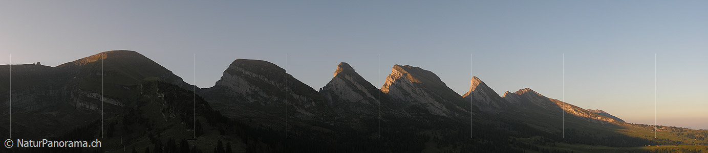 P000453: Panoramabild Churfirsten, Toggenburg