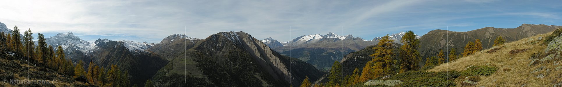 P000545: Panoramabild Schapleralpa, Binntal