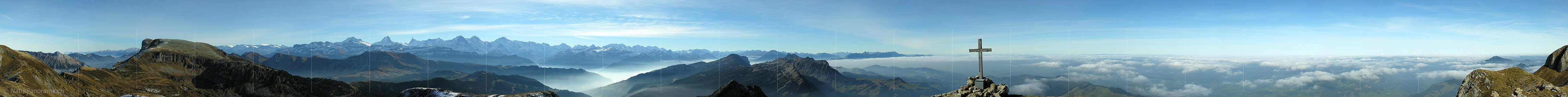 P000623: Gipfelpanoramafoto Hohgant West