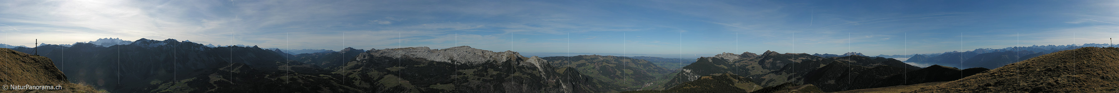 P000640: 360° Gipfelpanorama Hagleren, Sörenberg, Zentralschweiz