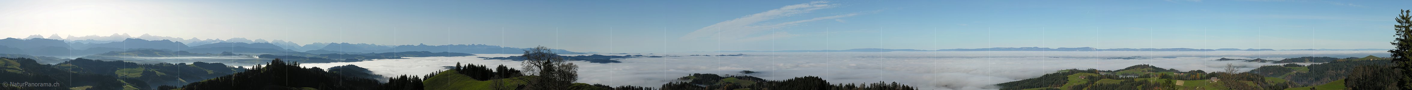 P000651: Panoramabild Nebelmeer, Emmental