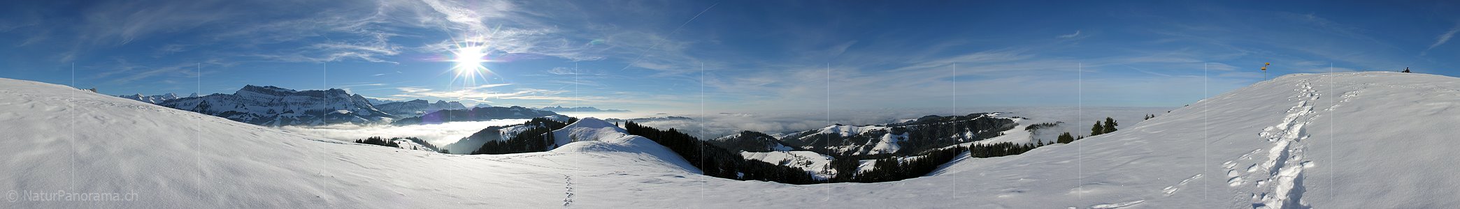 P000676: 360°-Gipfelpanorama, Schangnau, Emmental