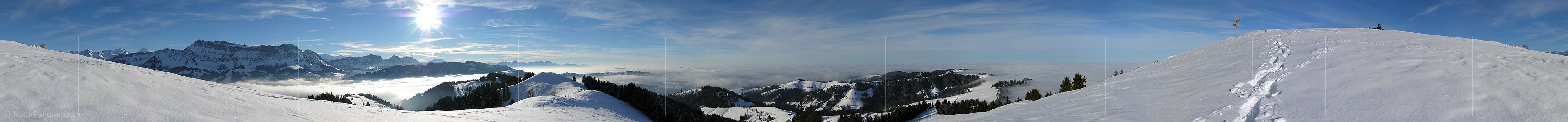 P000677: 360°-Panorama Wachthubel, Schangnau, Emmental