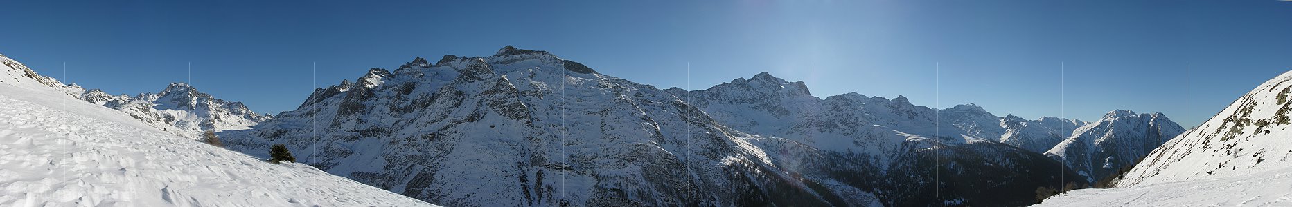 P000722: Panoramabild Gand, Binntal, Wallis