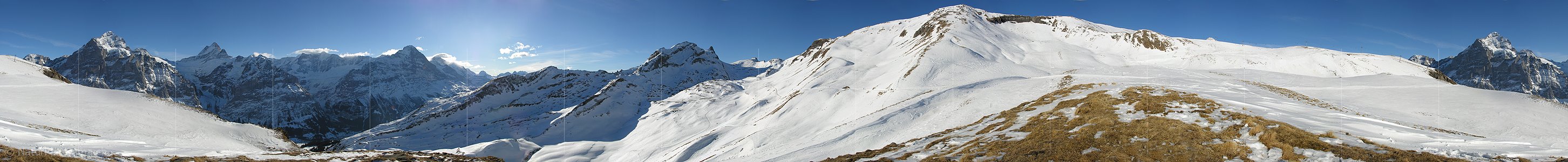 P000749: Panoramabild Widderfeld, Grindelwald