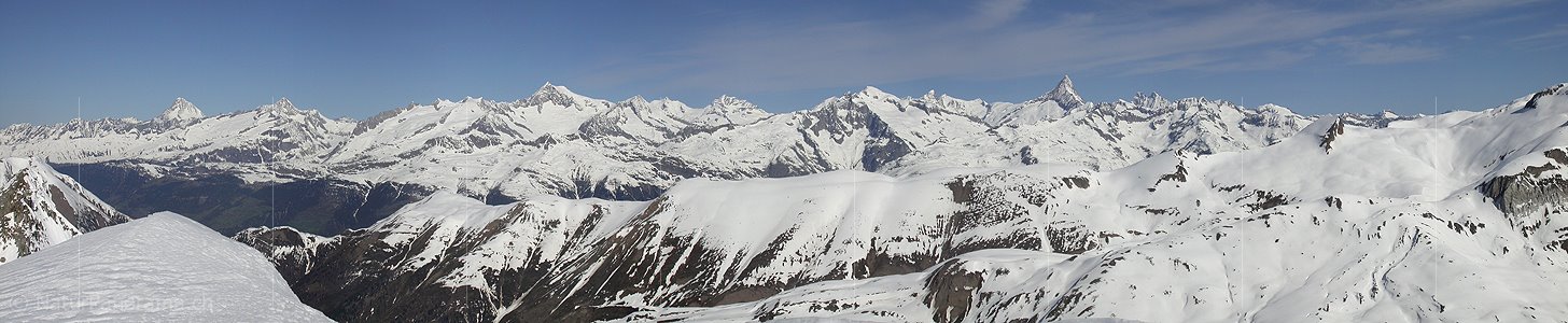 P000775: Panoramafoto Gross Schinhorn, Binntal, Wallis