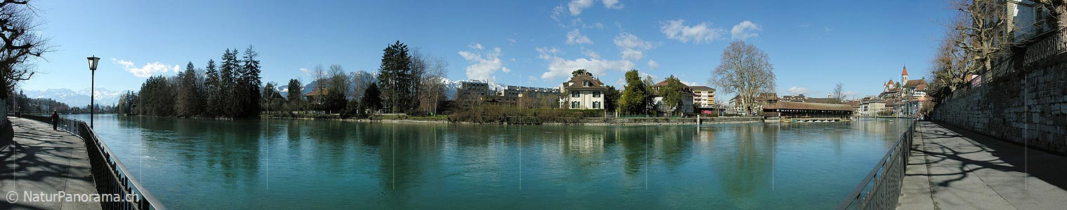 P000844: Panoramafoto Thun, Berner Oberland