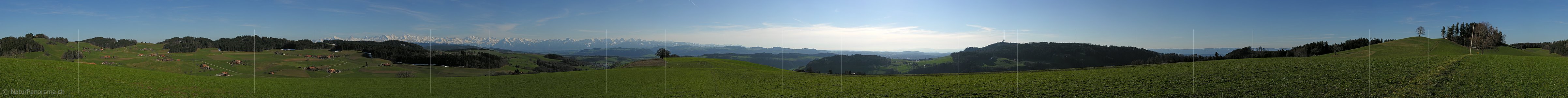 P000889: Panoramabild Emmental / Berner Alpen