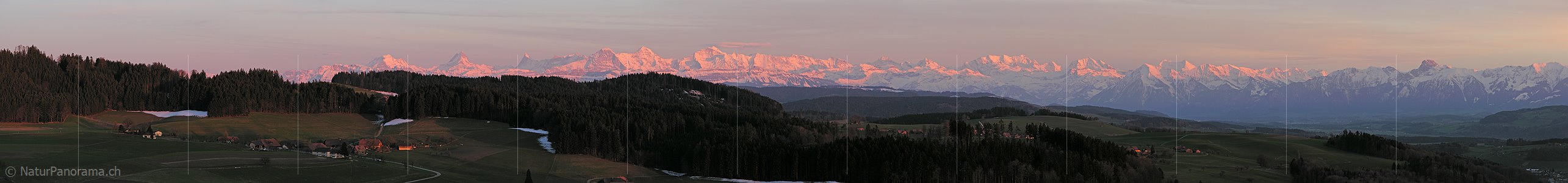 P000899: Panoramafoto Emmental / Berner Alpen