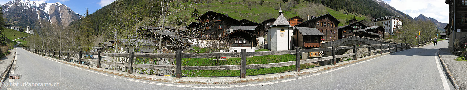 P000994: Panoramabild Binn, Wallis