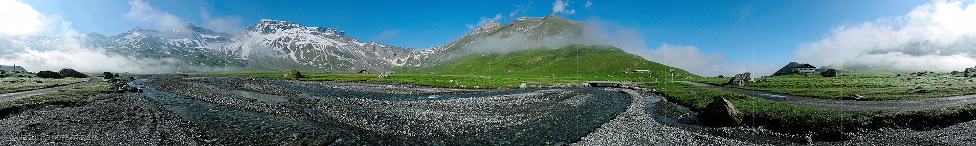 P001159b: 360° Panoramabild Engstligenalp, Adelboden