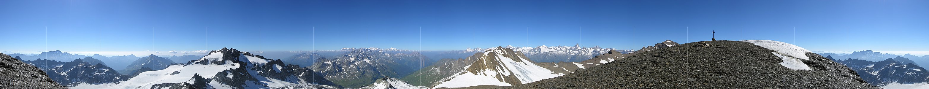 P001177: Panoramafoto Hohsandhorn, Binntal
