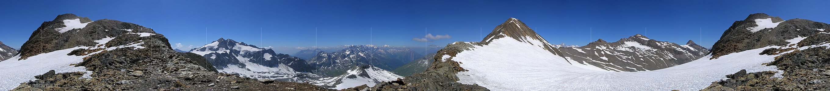 P001182: Panoramafoto Mittlebärgpass, Binntal
