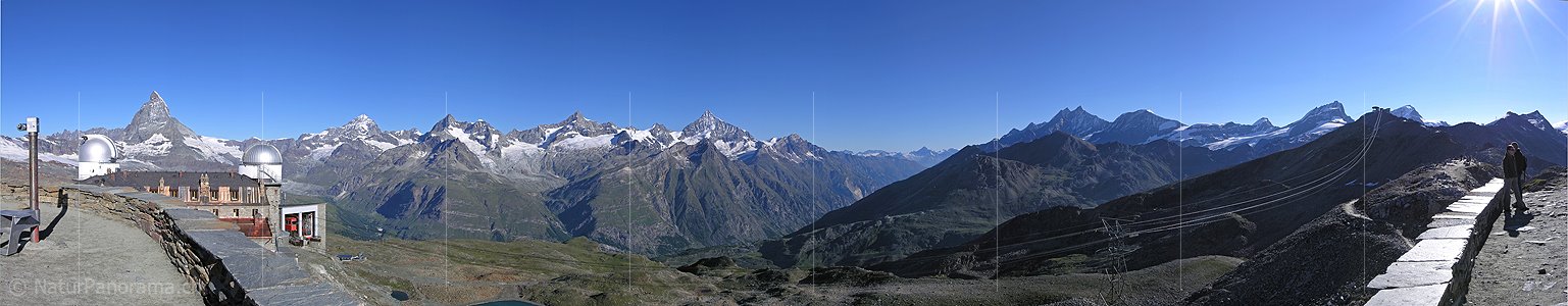 P001208: Panoramafoto Gornergrat, Zermatt