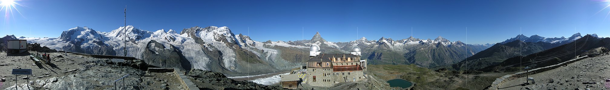 P001210: 360° Panoramabild Gornergrat, Zermatt