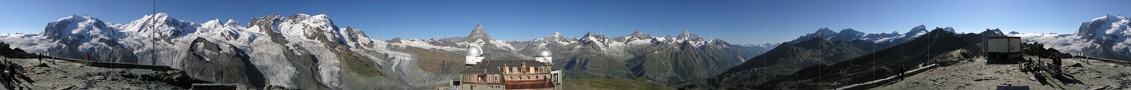 P001225: Panoramafoto Gornergrat, Zermatt