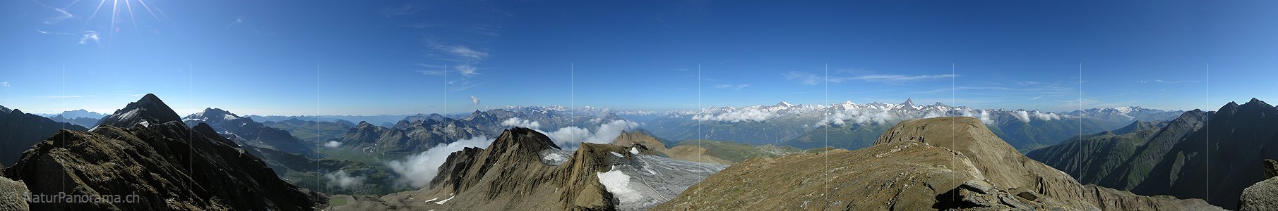 P001270: Panorama Bergwelt vom Ober Rappehorn