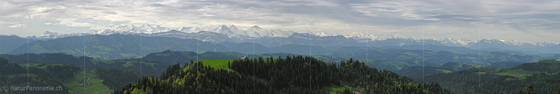 P001286a: Panoramabild Trub, Emmental