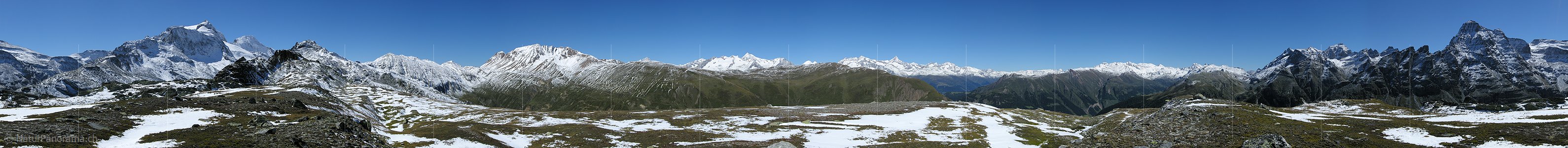 P001334: Panoramabild Sickeregale (Binntal)