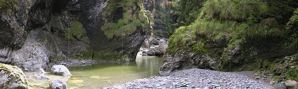P001380: Panoramabild Emme, Schlucht