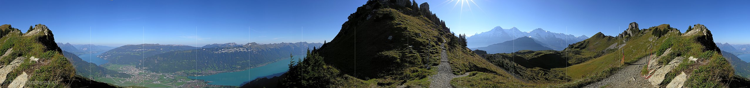 P001407: Panoramaaufnahme Schynige Platte, Jungfrauregion