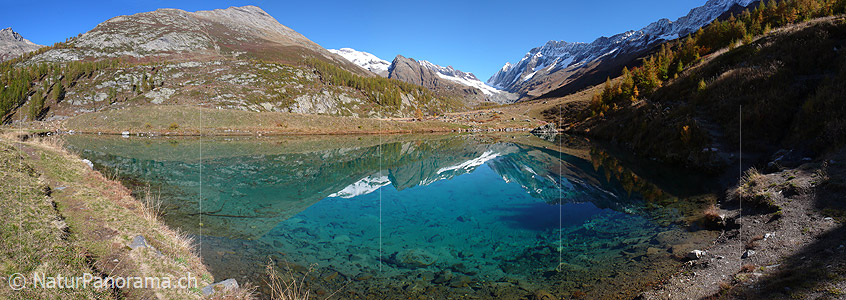 P001524: Panoramabild Grundsee, Lötschental