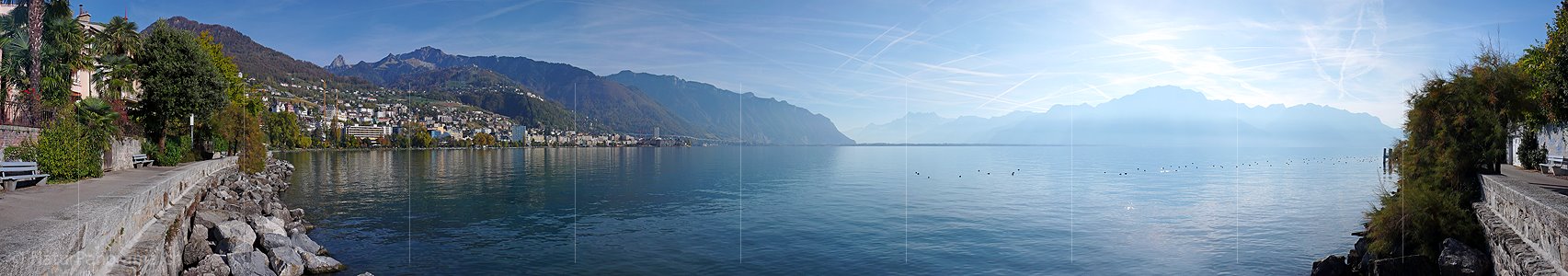 P001554: Panorama Genfersee bei Montreux