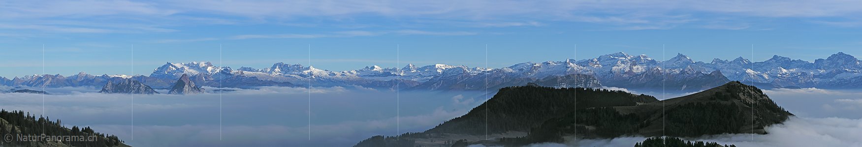 P001561e: Gipfelpanorama Rigi Rotstock: Zindlenspitz - Gross Windgällen