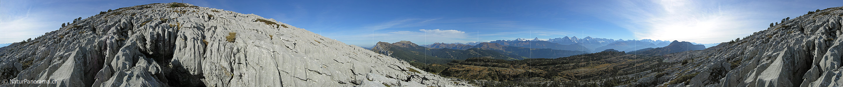 P001581: Panorama Karstlandschaft vor den Sieben Hengsten