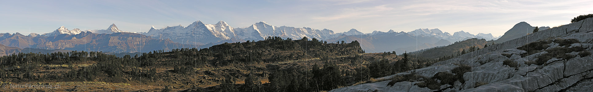 P001594: Panoramabild Berner Alpen
